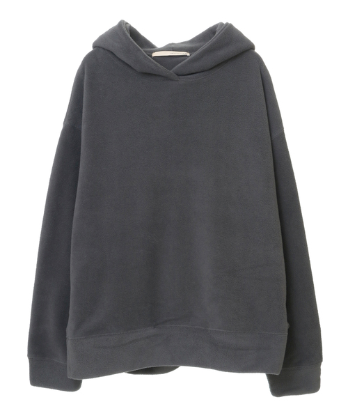 MELROSE claire（メルローズ クレール）の「【上品なフリース使い着心地よくデイリーなオシャレフーディー♪】（パーカー・レディース・キナリ/ブラック/チャコールグレー・FREE）」の17枚目の写真