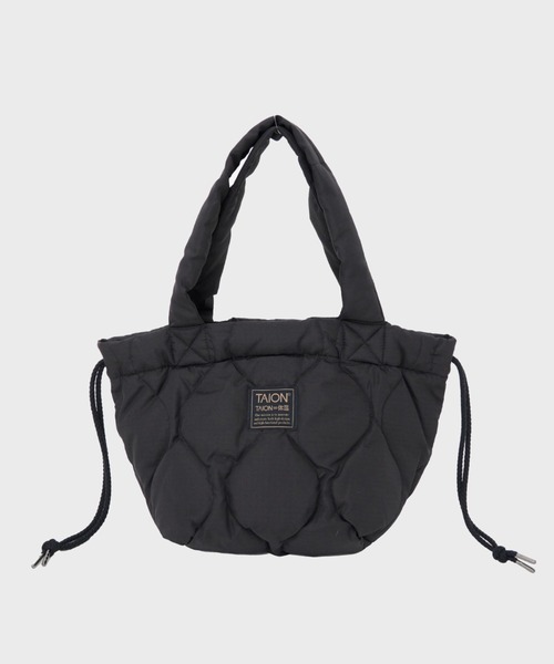 TAION(タイオン)の「【TAION/タイオン】MILITARY DOWN TOTE BAG(トートバッグ・メンズ・ブラック/ホワイト/モカ・FREE)」の2枚目の写真