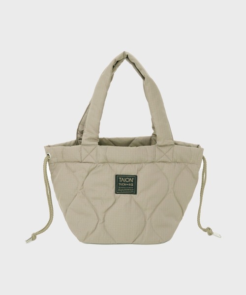 TAION(タイオン)の「【TAION/タイオン】MILITARY DOWN TOTE BAG(トートバッグ・メンズ・ブラック/ホワイト/モカ・FREE)」の3枚目の写真