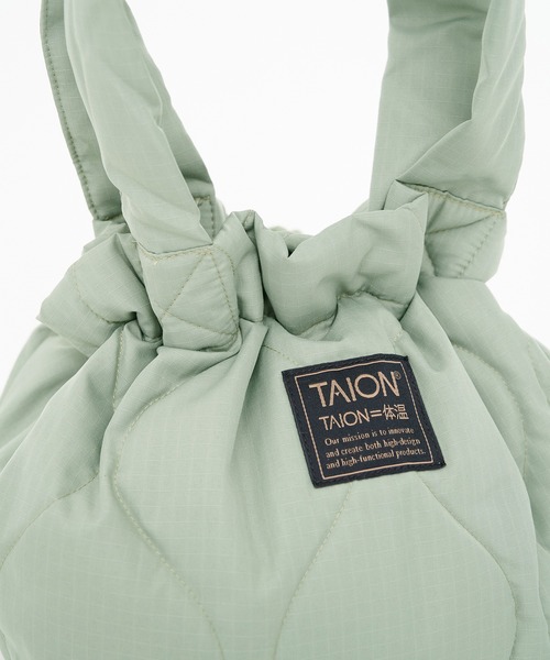 TAION(タイオン)の「【TAION/タイオン】MILITARY DOWN TOTE BAG(トートバッグ・メンズ・ブラック/ホワイト/モカ・FREE)」の15枚目の写真