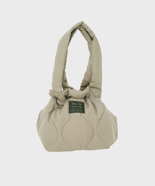 TAION(タイオン)の「【TAION/タイオン】MILITARY DOWN TOTE BAG(トートバッグ・メンズ・ブラック/ホワイト/モカ・FREE)」の9枚目の写真