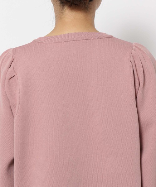 mysty woman(ミスティウーマン)の「ビジューボタンカーデ 101957(カーディガン/ボレロ・レディース・オフホワイト/ベージュ系その他/ピンク/ブラック・FREE)」の20枚目の写真