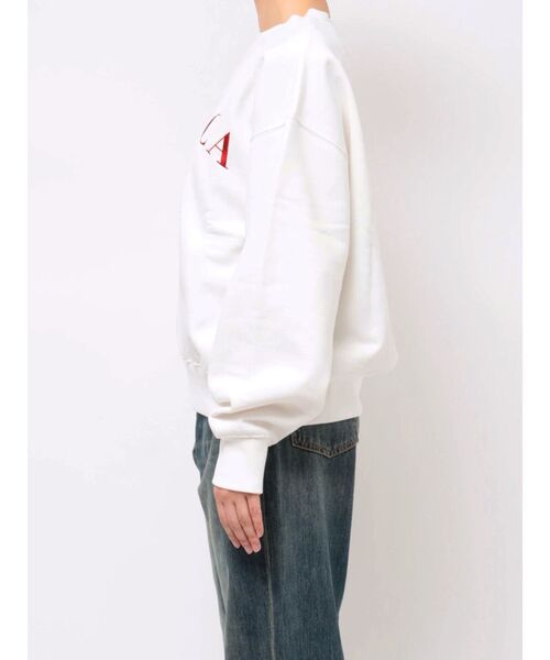 EVRIS（エヴリス）の「PACIFICA スウェットトップス（スウェット・レディース・ブラック/ネイビー/ホワイト・FREE）」の13枚目の写真