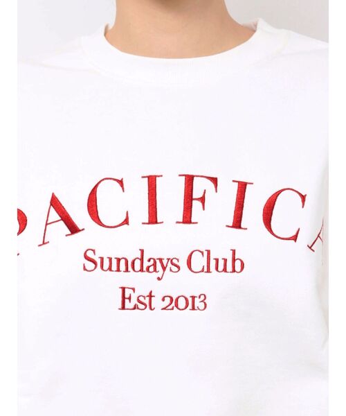 EVRIS（エヴリス）の「PACIFICA スウェットトップス（スウェット・レディース・ブラック/ネイビー/ホワイト・FREE）」の15枚目の写真