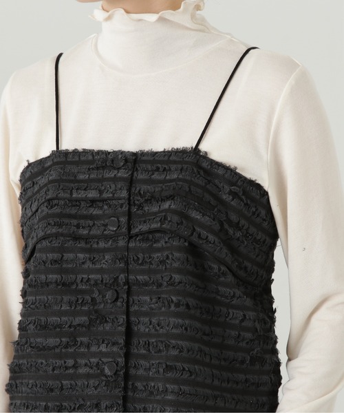 N.(N. Natural Beauty Basic)(エヌエヌナチュラルビューティーベーシック)の「◆変形ビスチェトップ(ベスト・レディース・ブラック/シルバー・MEDIUM)」の12枚目の写真