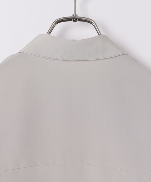 Heather(ヘザー)の「ショートシャーリングシャツ 105007(シャツ/ブラウス・レディース・ピンク/オフホワイト/グレー・FREE)」の10枚目の写真