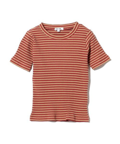 B:MING by BEAMS（ビーミングバイビームス）の「B:MING by BEAMS / テレコ ボーダー Tシャツ（100～140cm）（Tシャツ/カットソー・キッズ・レッド/グリーン・140/130/120/110/100）」の13枚目の写真