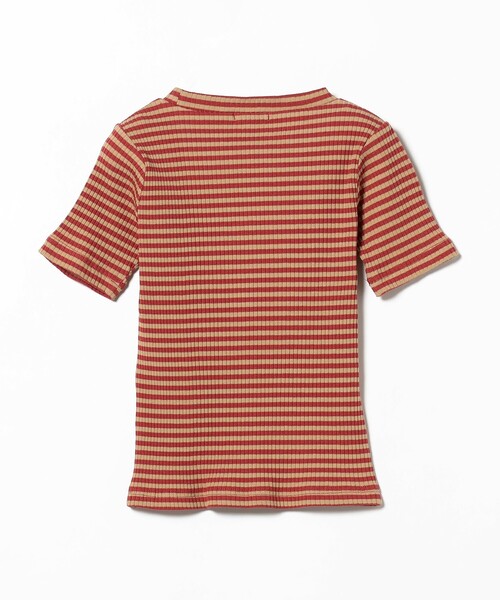 B:MING by BEAMS（ビーミングバイビームス）の「B:MING by BEAMS / テレコ ボーダー Tシャツ（100～140cm）（Tシャツ/カットソー・キッズ・レッド/グリーン・140/130/120/110/100）」の14枚目の写真