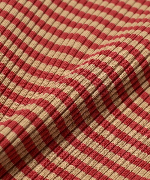 B:MING by BEAMS（ビーミングバイビームス）の「B:MING by BEAMS / テレコ ボーダー Tシャツ（100～140cm）（Tシャツ/カットソー・キッズ・レッド/グリーン・140/130/120/110/100）」の15枚目の写真