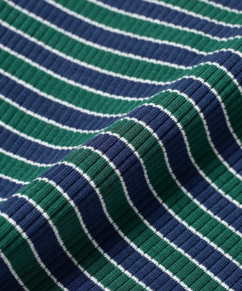 B:MING by BEAMS（ビーミングバイビームス）の「B:MING by BEAMS / テレコ ボーダー Tシャツ（100～140cm）（Tシャツ/カットソー・キッズ・レッド/グリーン・140/130/120/110/100）」の21枚目の写真