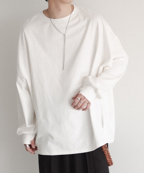 大きいサイズ ルーニー・テューンズ重ね着風ロング丈Tシャツ