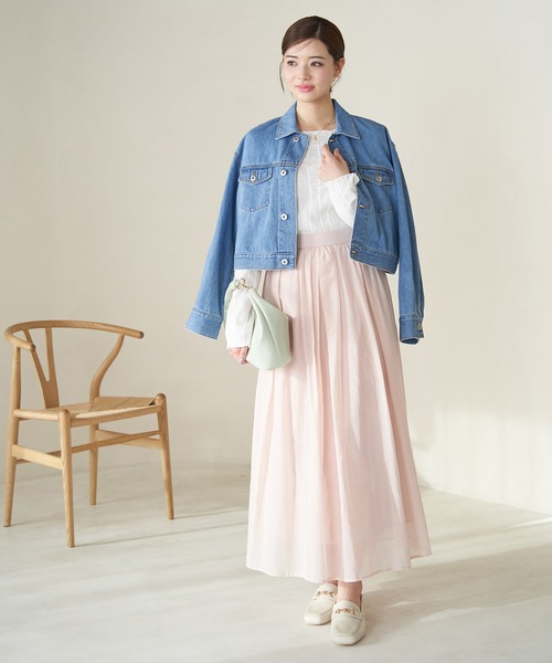 ROPE' PICNIC（ロペピクニック）の「フリンジカットソー（Tシャツ/カットソー・レディース・ホワイト/ブラック/ライトグリーン・38）」の8枚目の写真