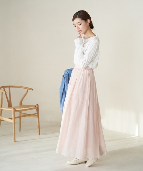 ROPE' PICNIC（ロペピクニック）の「フリンジカットソー（Tシャツ/カットソー・レディース・ホワイト/ブラック/ライトグリーン・38）」の10枚目の写真