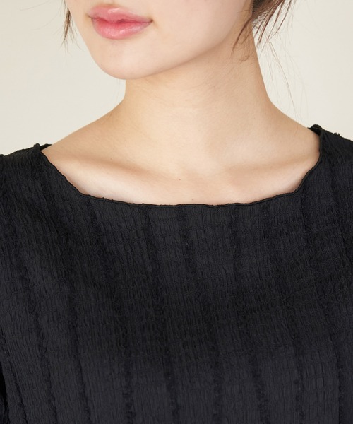 ROPE' PICNIC（ロペピクニック）の「フリンジカットソー（Tシャツ/カットソー・レディース・ホワイト/ブラック/ライトグリーン・38）」の19枚目の写真