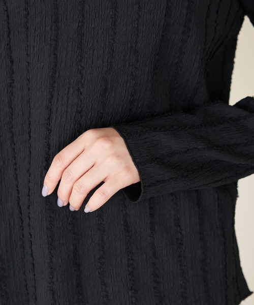 ROPE' PICNIC（ロペピクニック）の「フリンジカットソー（Tシャツ/カットソー・レディース・ホワイト/ブラック/ライトグリーン・38）」の20枚目の写真