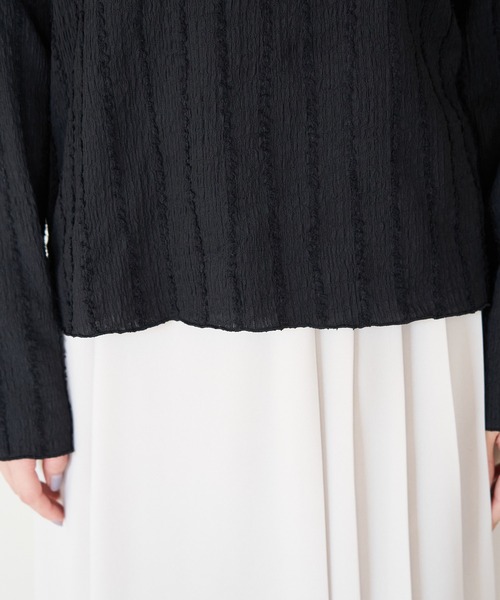 ROPE' PICNIC（ロペピクニック）の「フリンジカットソー（Tシャツ/カットソー・レディース・ホワイト/ブラック/ライトグリーン・38）」の21枚目の写真