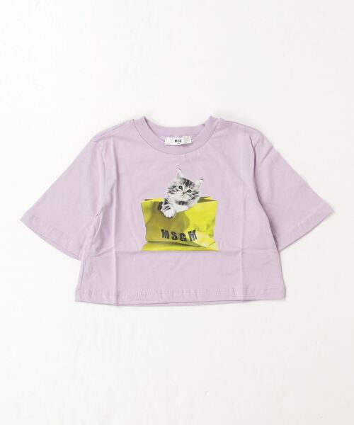 MSGM(エムエスジーエム)の「MSGM(エムエスジーエム)Kids & Junior ブランドロゴキャット半袖Tシャツカットソー(Tシャツ/カットソー・キッズ・ブラック/ホワイト/ライラック・12Y/8Y/6Y/10Y/14Y/4Y)」の15枚目の写真