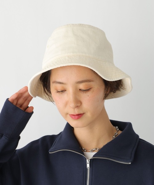 LEPSIM(レプシィム)の「ウォッシュドバケハ 994938(ハット・レディース・アイボリー/ブラック/ブルー・ONE SIZE)」の10枚目の写真