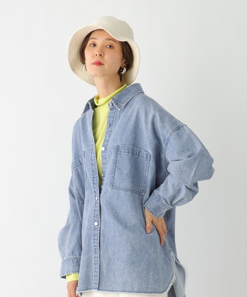 LEPSIM(レプシィム)の「ウォッシュドバケハ 994938(ハット・レディース・アイボリー/ブラック/ブルー・ONE SIZE)」の4枚目の写真