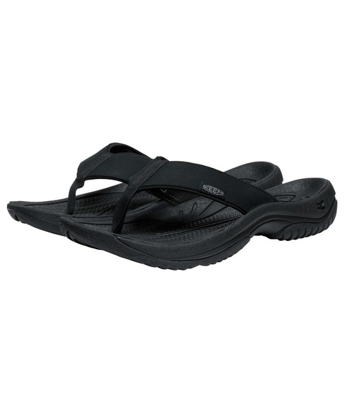 KEEN(キーン)の「KEEN/キーン メンズ サンダル 水陸両用 アウトドア フェス キャンプ KONA FLIP TG 1029144(サンダル・メンズ・ブラック・27.0cm/26.0cm/28.0cm)」の1枚目の写真
