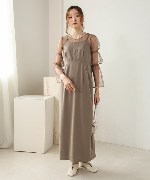 セール】【オケージョンドレス/結婚式/2サイズ展開/SET ITEM