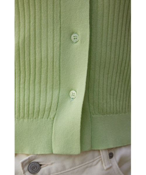 AZUL by moussy（アズールバイマウジー）の「ラメシアーカーデ（カーディガン/ボレロ・レディース・ミント/ブラウン/チャコールグレー・FREE）」の13枚目の写真