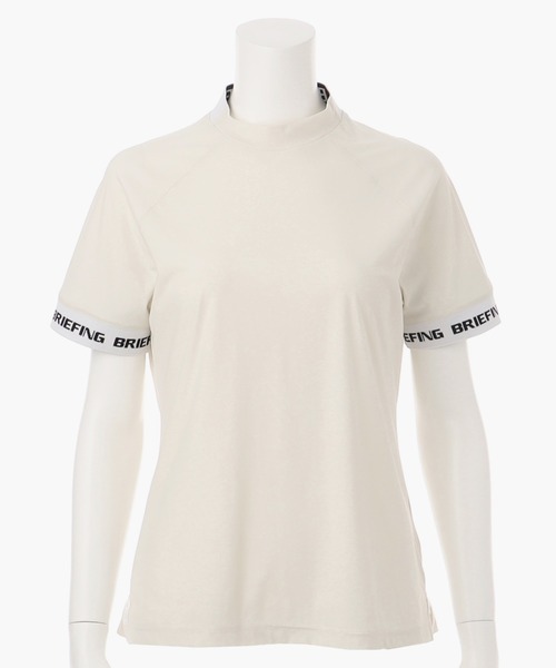 ブリーフィングWOMENS LOGO BACK RIB MOCK NECK WOMENS LOGO BACK RIB MOCK NECK