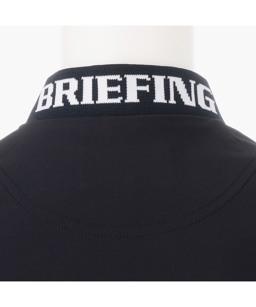 セール】【ブリーフィングゴルフ】WOMENS LOGO BACK RIB MOCK