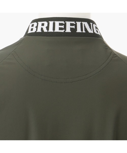 taka2様　未使用 BRIEFING バックロゴ リブ モックネック BRIEFING - MENS LOGO BACK RIB MOCK NECK / バックロゴ リブ