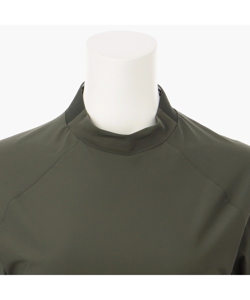セール】【ブリーフィングゴルフ】WOMENS LOGO BACK RIB MOCK