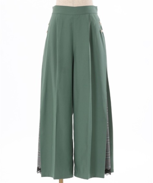 axes femme（アクシーズファム）の「パールビットワイドパンツ（その他パンツ・レディース・ブラック/ネイビー/グリーン・MEDIUM/LARGE）」の17枚目の写真