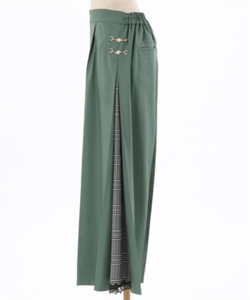 axes femme（アクシーズファム）の「パールビットワイドパンツ（その他パンツ・レディース・ブラック/ネイビー/グリーン・MEDIUM/LARGE）」の18枚目の写真