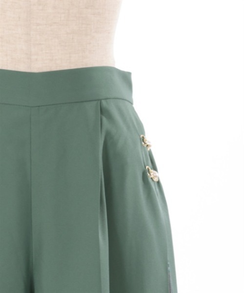 axes femme（アクシーズファム）の「パールビットワイドパンツ（その他パンツ・レディース・ブラック/ネイビー/グリーン・MEDIUM/LARGE）」の20枚目の写真