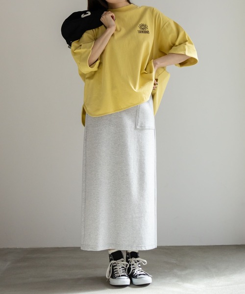 Dickies（ディッキーズ）の「Dickies ディッキーズ ダンボール素材スリット入りスカート（スカート・レディース・ブラック/ブルー/杢グレー・L/M）」の6枚目の写真