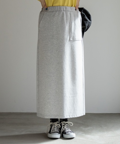 Dickies（ディッキーズ）の「Dickies ディッキーズ ダンボール素材スリット入りスカート（スカート・レディース・ブラック/ブルー/杢グレー・L/M）」の7枚目の写真