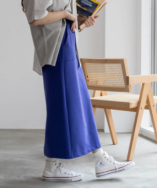 Dickies（ディッキーズ）の「Dickies ディッキーズ ダンボール素材スリット入りスカート（スカート・レディース・ブラック/ブルー/杢グレー・L/M）」の18枚目の写真