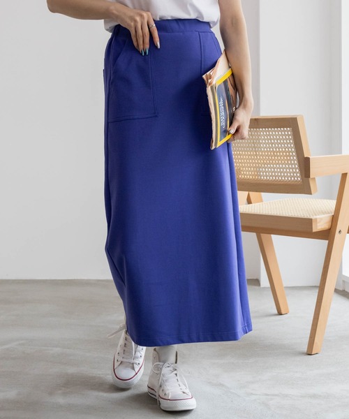 Dickies（ディッキーズ）の「Dickies ディッキーズ ダンボール素材スリット入りスカート（スカート・レディース・ブラック/ブルー/杢グレー・L/M）」の11枚目の写真