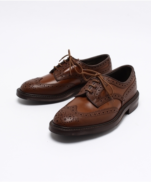 Tricker's（トリッカーズ）の「Tricker's ウィングチップシューズ（ドレスシューズ・メンズ・ブラウン/ネイビー/ブラック・8/8.5/7.5/7）」の4枚目の写真
