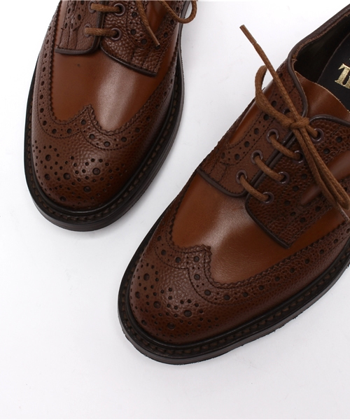 Tricker's（トリッカーズ）の「Tricker's ウィングチップシューズ（ドレスシューズ・メンズ・ブラウン/ネイビー/ブラック・8/8.5/7.5/7）」の8枚目の写真