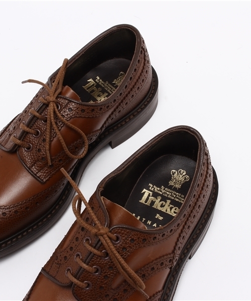 Tricker's（トリッカーズ）の「Tricker's ウィングチップシューズ（ドレスシューズ・メンズ・ブラウン/ネイビー/ブラック・8/8.5/7.5/7）」の9枚目の写真
