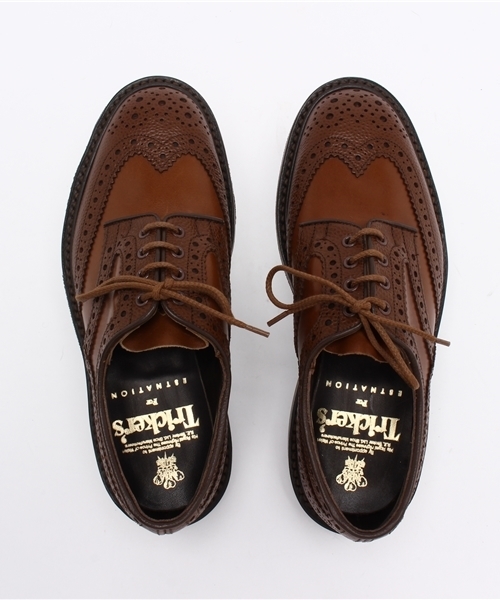 Tricker's（トリッカーズ）の「Tricker's ウィングチップシューズ（ドレスシューズ・メンズ・ブラウン/ネイビー/ブラック・8/8.5/7.5/7）」の11枚目の写真