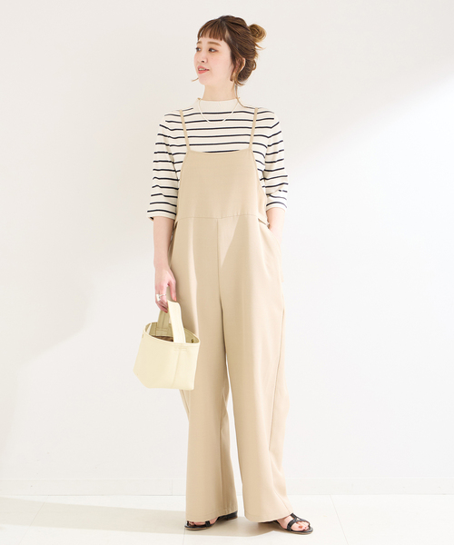 B.C STOCK（ベーセーストック）の「ソウバリ5分袖ハイゲージニット（ニット/セーター・レディース・アイボリー/ブラック/ネイビー・FREE）」の20枚目の写真