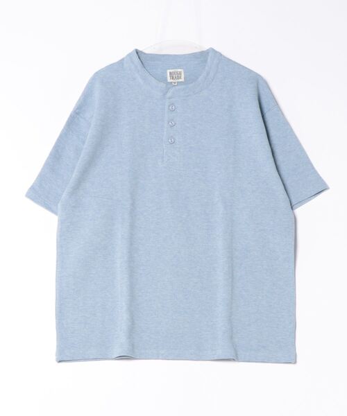 ROUGH TRADE(ラフトレード)の「ワッフルヘンリーネックTEE(M1)(Tシャツ/カットソー・メンズ・ブラック/ブルー/ミント/ホワイト・MEDIUM/LARGE/X-LARGE)」の19枚目の写真