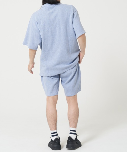 ROUGH TRADE(ラフトレード)の「ワッフルヘンリーネックTEE(M1)(Tシャツ/カットソー・メンズ・ブラック/ブルー/ミント/ホワイト・MEDIUM/LARGE/X-LARGE)」の18枚目の写真
