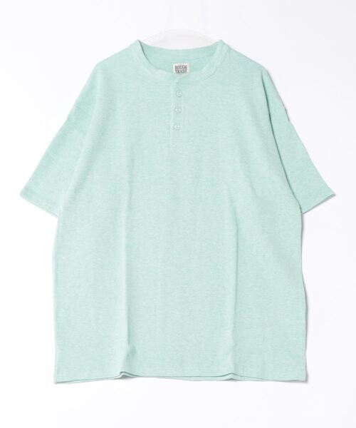 ROUGH TRADE(ラフトレード)の「ワッフルヘンリーネックTEE(M1)(Tシャツ/カットソー・メンズ・ブラック/ブルー/ミント/ホワイト・MEDIUM/LARGE/X-LARGE)」の13枚目の写真