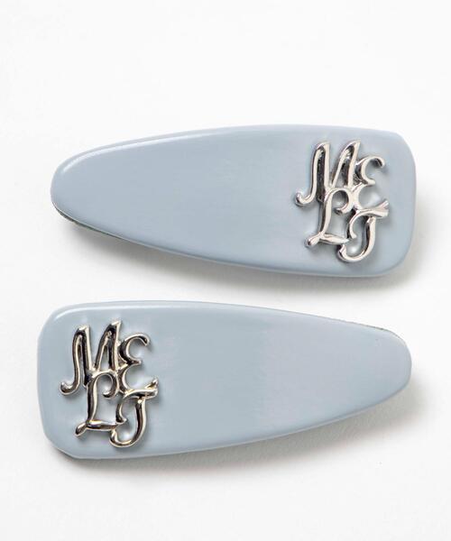 WEGO（ウィゴー）の「WEGO/メタルロゴパテッドバレッタ（バレッタ/ヘアクリップ・レディース・ブラック/ライトピンク/サックスブルー/オフホワイト/シルバー・FREE）」の7枚目の写真