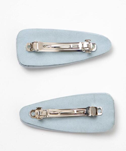 WEGO（ウィゴー）の「WEGO/メタルロゴパテッドバレッタ（バレッタ/ヘアクリップ・レディース・ブラック/ライトピンク/サックスブルー/オフホワイト/シルバー・FREE）」の8枚目の写真