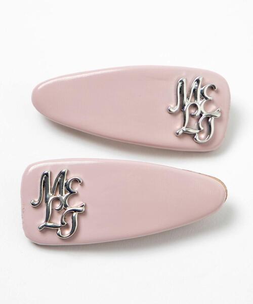 WEGO（ウィゴー）の「WEGO/メタルロゴパテッドバレッタ（バレッタ/ヘアクリップ・レディース・ブラック/ライトピンク/サックスブルー/オフホワイト/シルバー・FREE）」の9枚目の写真