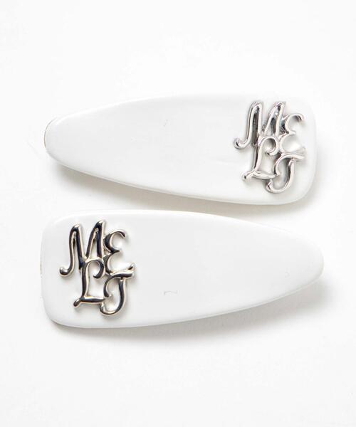 WEGO（ウィゴー）の「WEGO/メタルロゴパテッドバレッタ（バレッタ/ヘアクリップ・レディース・ブラック/ライトピンク/サックスブルー/オフホワイト/シルバー・FREE）」の11枚目の写真