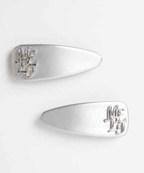 WEGO（ウィゴー）の「WEGO/メタルロゴパテッドバレッタ（バレッタ/ヘアクリップ・レディース・ブラック/ライトピンク/サックスブルー/オフホワイト/シルバー・FREE）」の12枚目の写真